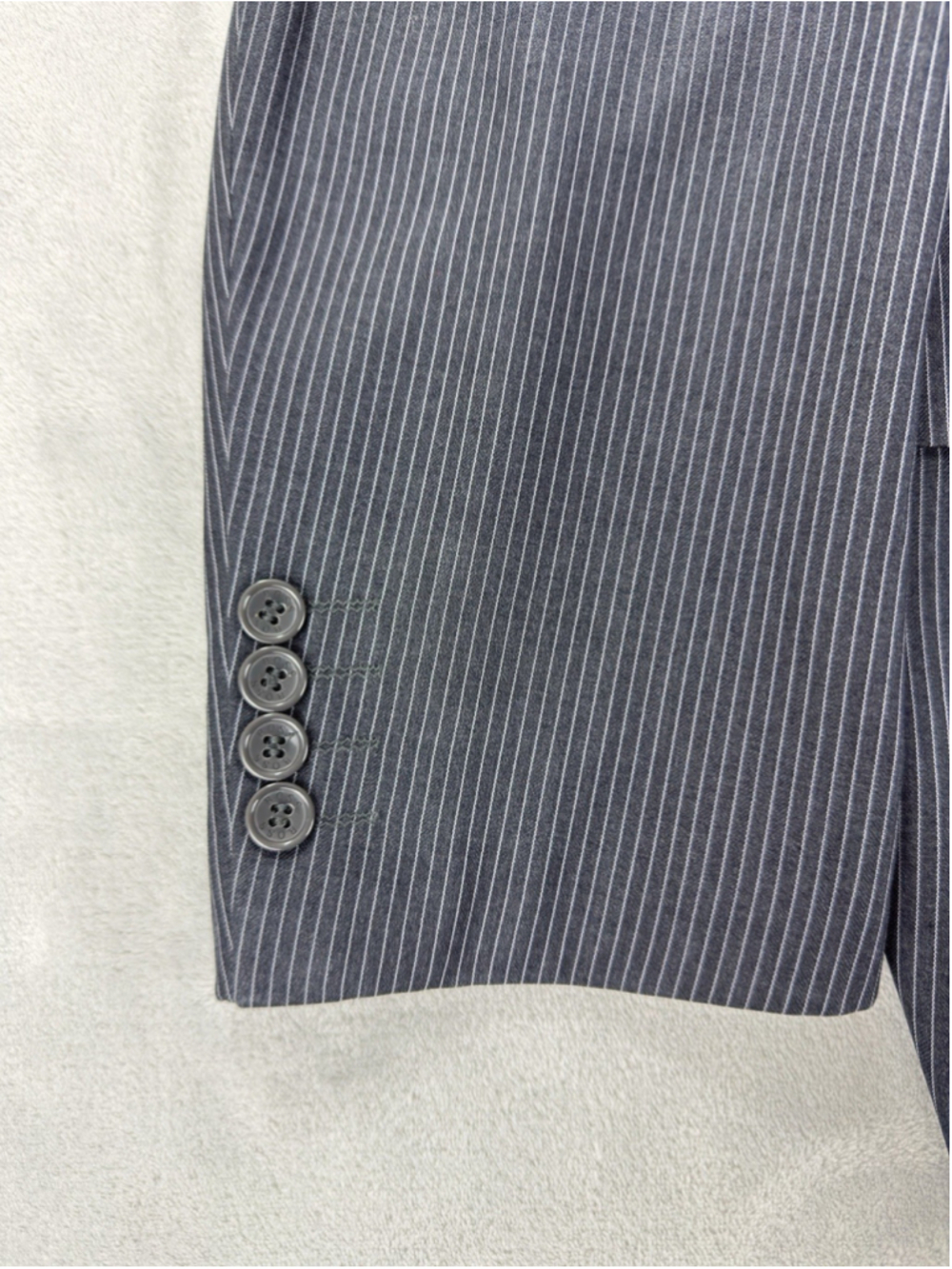 Boss Hugo Boss 2 Piece Set Pinstripe Men 85% Wool, 15% Polyester - Picture 3 of 16
